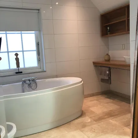 Dom wakacyjny De Kastanje 5-persoons Met Overdekte Lounge En Hottub, Barrelsauna, Stoomsauna, Ligbad, Sunshower, Wifi