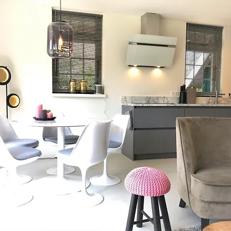 De Kastanje 5-persoons Met Overdekte Lounge En Hottub, Barrelsauna, Stoomsauna, Ligbad, Sunshower, Wifi Holiday home *