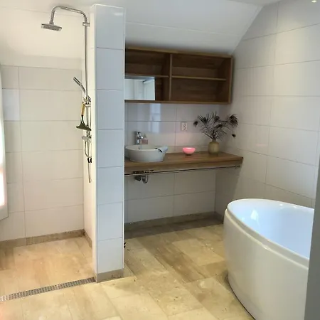 De Kastanje 5-persoons Met Overdekte Lounge En Hottub, Barrelsauna, Stoomsauna, Ligbad, Sunshower, Wifi Lievelde