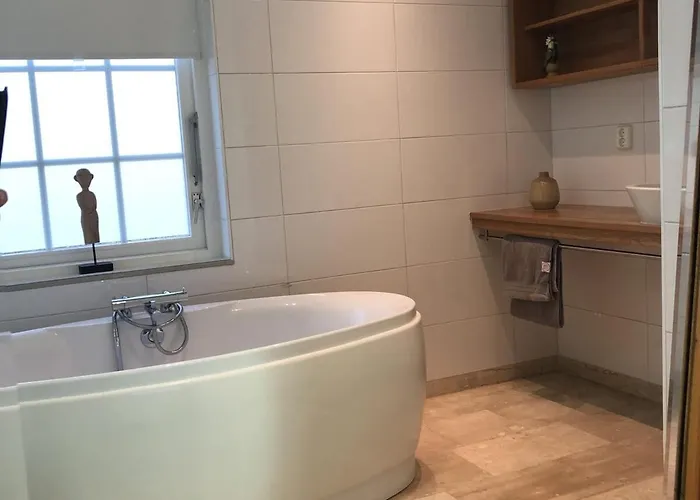 Сasa de vacaciones De Kastanje 5-persoons Met Overdekte Lounge En Hottub, Barrelsauna, Stoomsauna, Ligbad, Sunshower, Wifi